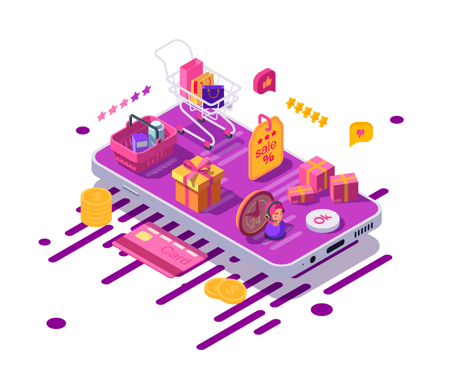 Ilustração de eCommerce